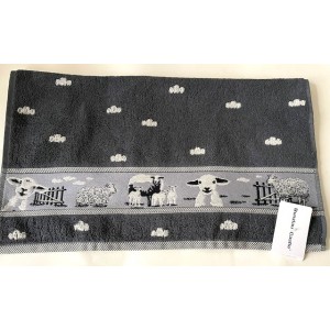 Hand- en Theedoek - Schaap - Antraciet